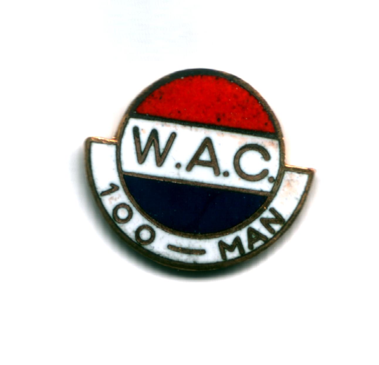 Honderdman speldje van de W.A.C.